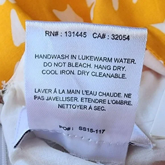 NWT Anthropologie Whit Two Petite Helenium Cut Out Midi Floral Dress Womens 2P - Picture 11 of 12